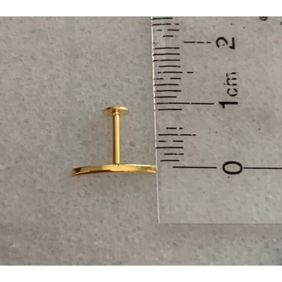 18k Gold Arch Cartilage Earring Brand New - Picture 3 of 4